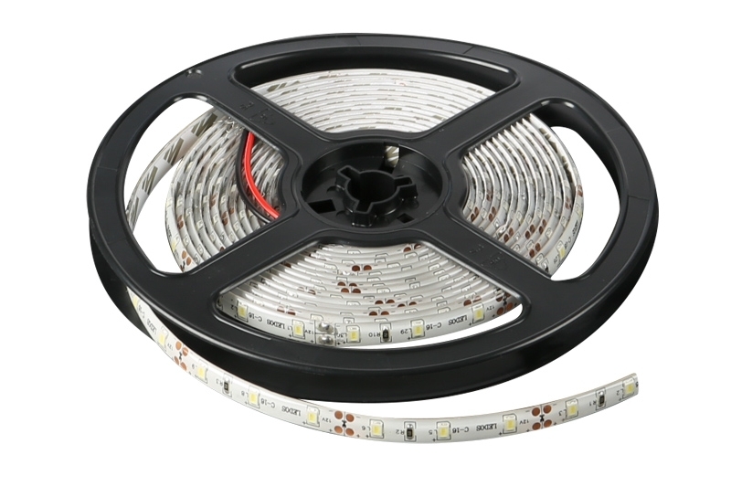 BANDĂ LED VERDE 4.8W/m, 12V DC, SMD2835, 60LED/m, IP65 - imagine 1