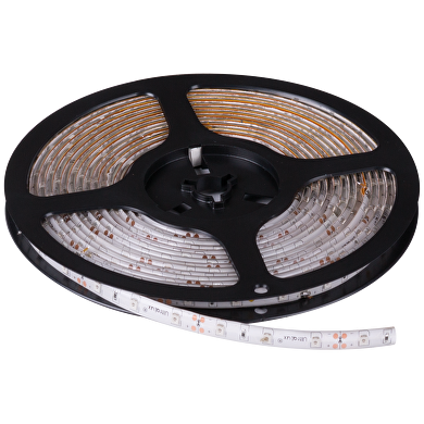 BANDĂ LED ROSU 4.8W/M, 12V DC, SMD2835, 60LED/m, IP65 - imagine 2