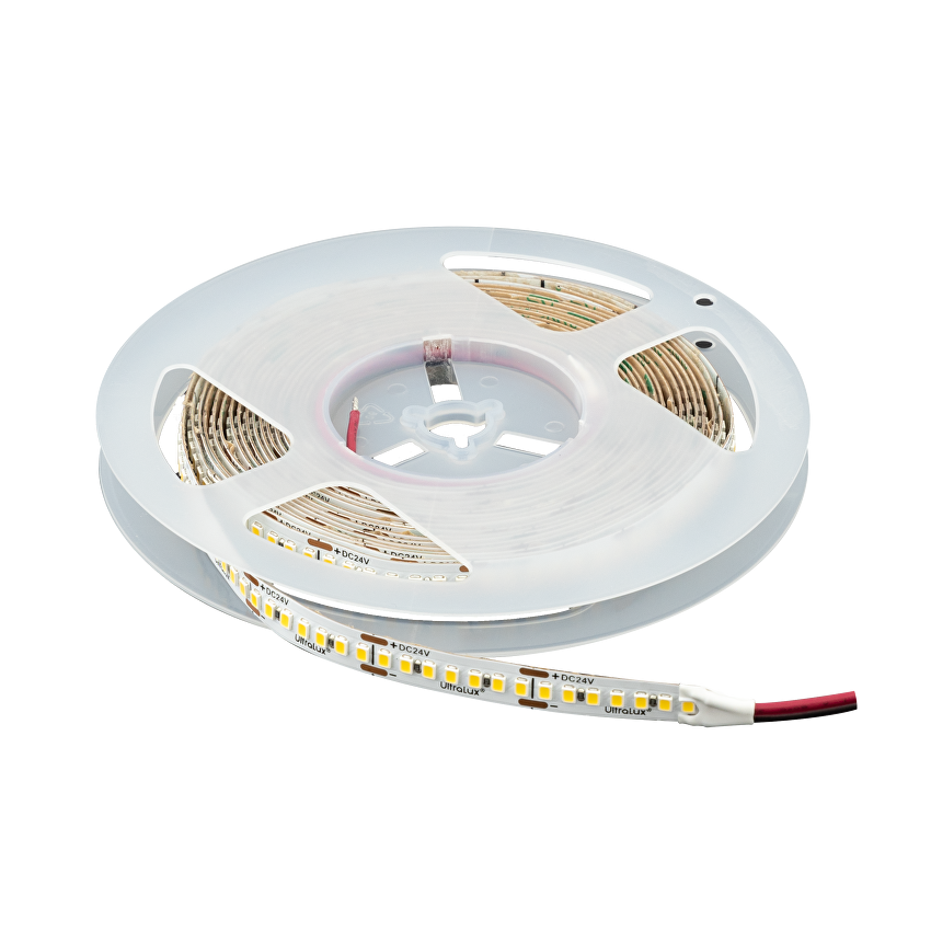 Bandă LED profesională neutră 5m IP20 24V DC 140LED/m 14.4W/m - imagine 1