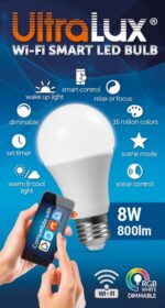 Bec inteligent LED, 8W, E27, RGB+4200K, 270°, 220-240V AC - imagine 2