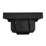 Conector cu capat pentru sina, 2 PINI, negru - imagine 2