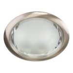 Corp de iluminat incastrabil, fix, corp nichel satinat, E27