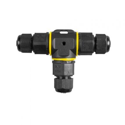 Conector T16 rezistent la apa, 3 pini, 16A, IP68 (1 buc)