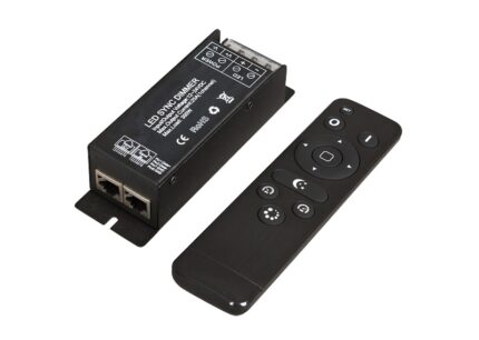 Controler RF benzi LED monocromatice, 300W, 25A, 12-24V DC