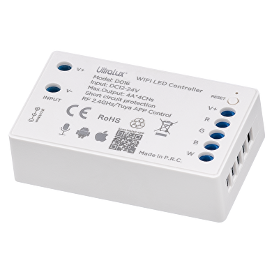 CONTROLLER SMART RF 2.4g RF WIFI RGBW 16A 192W 12-24V