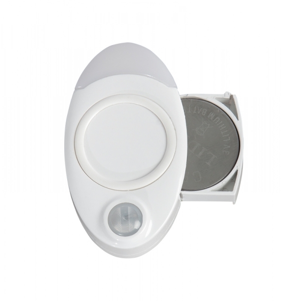 Corp de Iluminat LED/Lampă led mini, cu senzor PIR, 0.2W, 4000K, SMD 2835, lumină neutră, cu baterie 3V, CR2450 - imagine 2