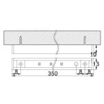 Corp de Iluminat LED - baghetă luminoasa,montaj pe suprafață, 2.5W, 4000K, 12V DC, lumină neutră - imagine 2