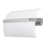 Corp de iluminat LED DE PERETE, 20W, corp cromat, lumină caldă