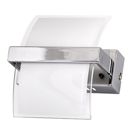 Corp de iluminat LED DE PERETE, 5W, corp cromat, lumină neutră