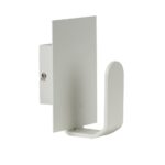 Corp de iluminat LED, de perete, cu lumină indirectă, 3,5W, corp alb, lumină caldă