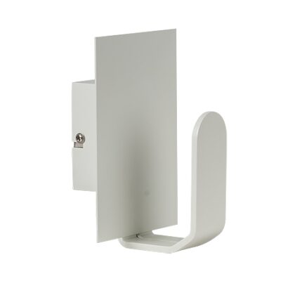 Corp de iluminat LED, de perete, cu lumină indirectă, 3,5W, corp alb, lumină caldă