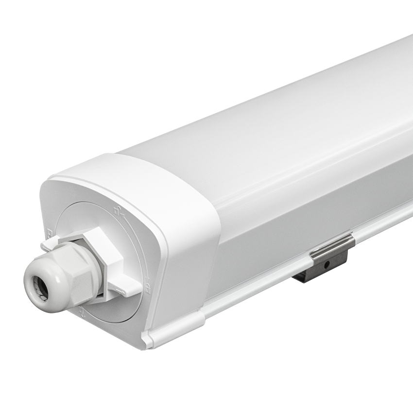 Corp de iluminat liniar LED slim 1.2m IK08 IP65 36W 5000K - imagine 1
