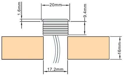 DIMMER TACTIL CU FUNCȚIE ON/OFF - PENTRU MOBILIER