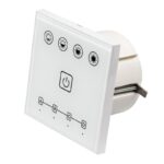 DIMMER TACTIL SMART PERETE, 2.4G RF, ILUMINAT LED, GAMĂ RF 2.4g (ssd), 4 ZONE - imagine 2