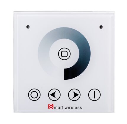 DIMMER TACTIL SMART PERETE, 2.4G RF, LED, GAMĂ RF 2.4g (ssd), 1 ZONA