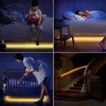 Kit bandă LED cu senzor pentru dormitor, 2 laturi x 1,7m - imagine 2