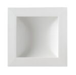 Lampă LED cu lumină indirectă, încastrabilă, 20W, patrata, 4200K