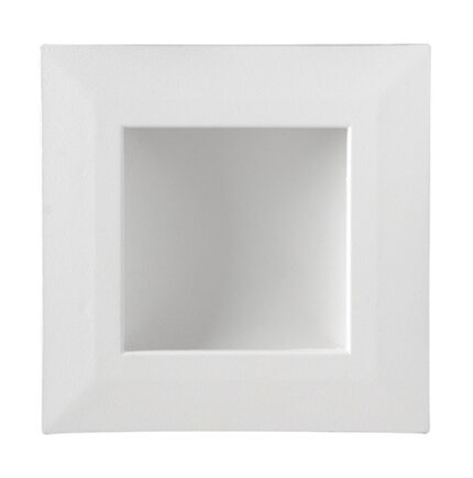 Lampă LED cu lumină indirectă, încastrabilă, 8W, patrata, 2700K