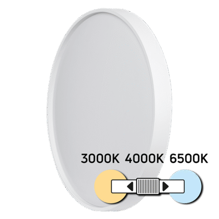 Lampă LED CCT, ALB, IP54, 220-240V AC, 24W