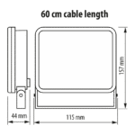 PROIECTOR LED, ORBIRE REDUSA, 30W, LUMINĂ NEUTRĂ - imagine 4