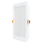 Panou LED incastrabil, pătrat, 24W, 4000K, 220-240V AC - imagine 2