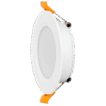 Panou LED incastrabil, rotund, rezistent la apa, 5W, 3000K/4000K/6500K, 220-240V AC, IP54 - imagine 2