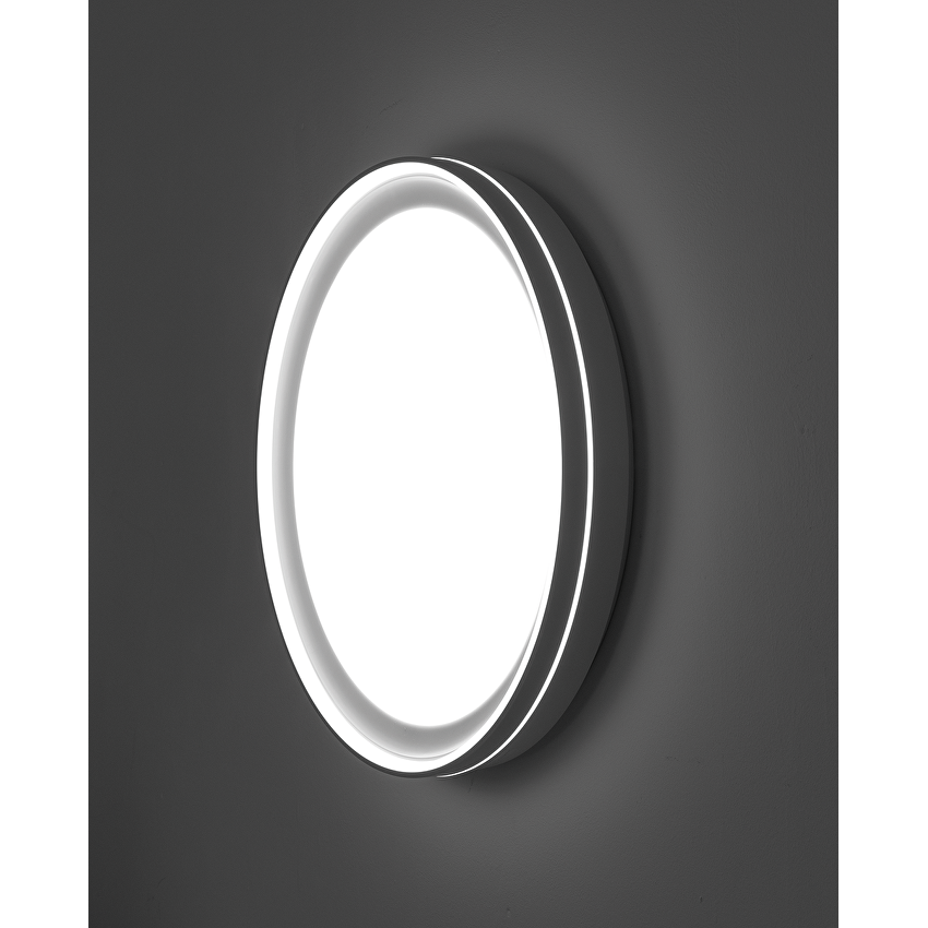 Plafonieră LED dimabilă CCT cu telecomandă, alba, 45W, 3000/4000/6000K, 220-240V AC, IP20 - imagine 3