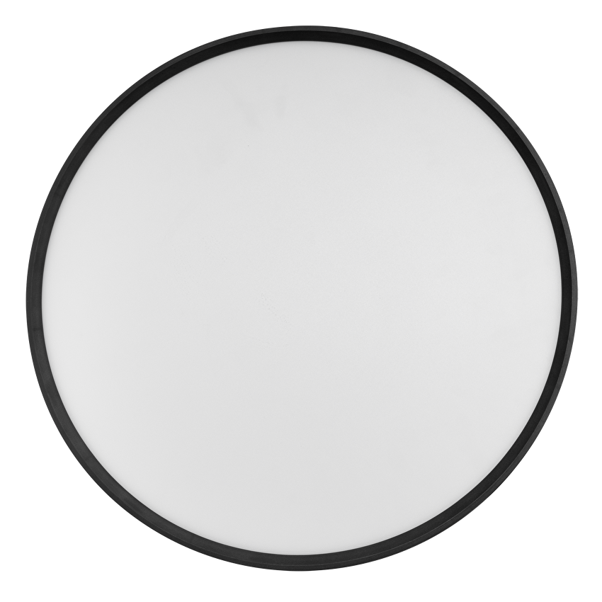 Plafonieră LED slim, neagra, 40W, 3000K/4000K/6000K, 220V-240V AC, IP20 - imagine 1