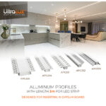 Profil unghiular de exterior aluminiu bandă LED pentru rigips, 13mm, 3m – Comenzi sub 25 buc/bax: ridicare din depozit - imagine 3