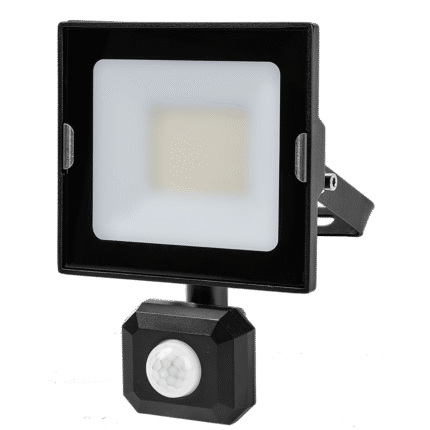Proiector LED Slim cu senzor PIR 30W, 4000K, 220-240V AC, IP44