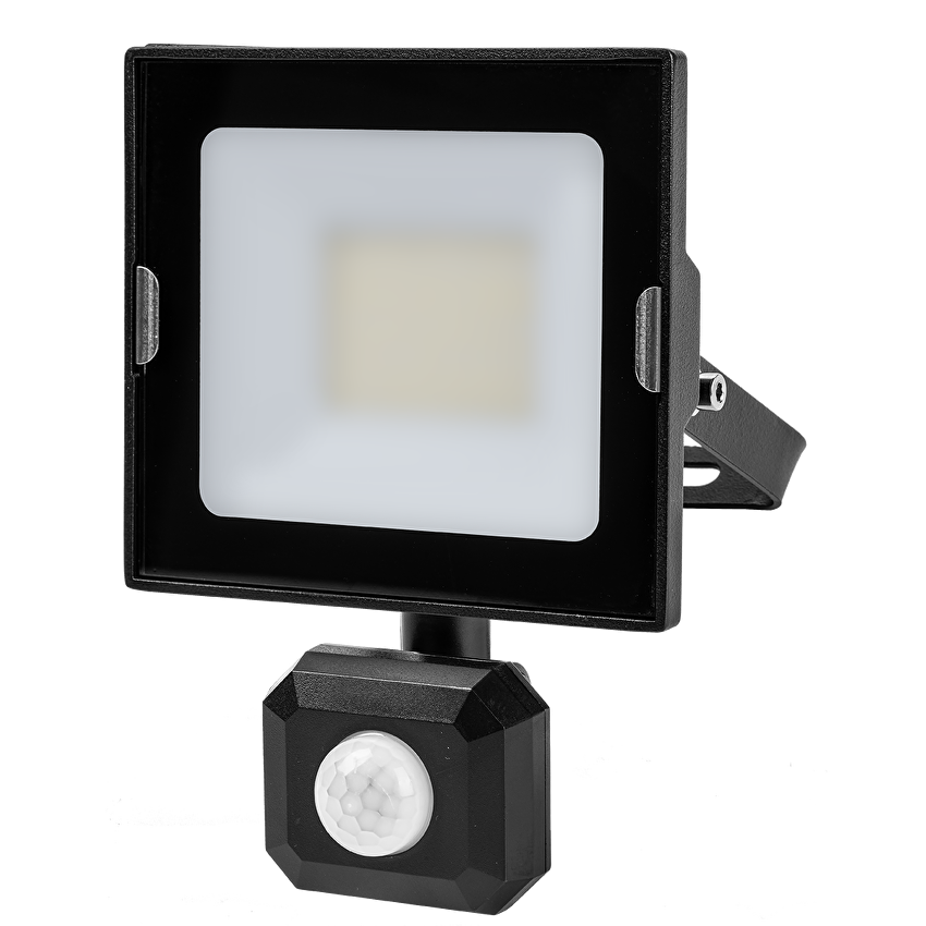 Proiector LED Slim cu senzor PIR 30W, 4000K, 220-240V AC, IP44 - imagine 1
