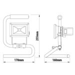 PROIECTOR DIMABIL LED CU ACUMULATOR, 10W, 5500K, IP65 - imagine 3