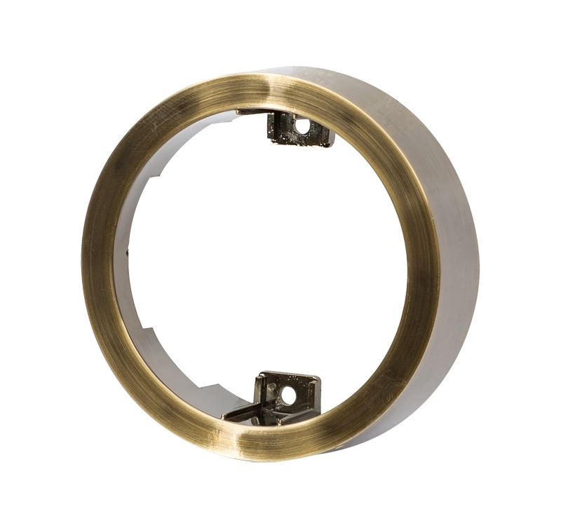 Ramă spot fix, rotunda, culoare alama satinata, pentru LML220442SB - imagine 1