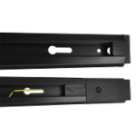 Sina pentru proiectoare, 2 fire, 2M, neagra - imagine 3