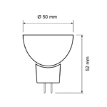 Spot LED, 4W, MR16, 220V, 4200K (**Cantitate minimă de comandă 10 buc**) - imagine 2