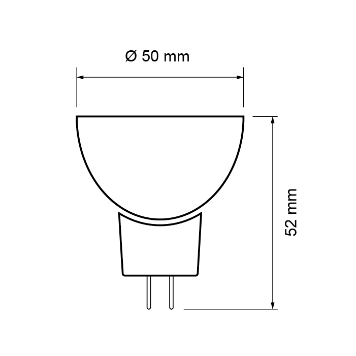 Spot LED, 4W, MR16, 220V, 4200K (**Cantitate minimă de comandă 10 buc**) - imagine 2