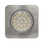 SPOT LED INCASTRABIL, pătrat, SMD2835, 3W, 12VDC, 4200K, lumină neutră, IP44