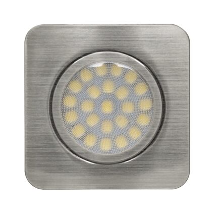 SPOT LED INCASTRABIL, pătrat, SMD2835, 3W, 12VDC, 4200K, lumină neutră, IP44