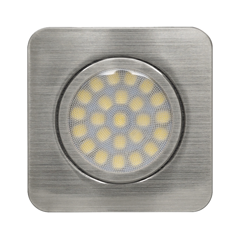 SPOT LED INCASTRABIL, pătrat, SMD2835, 3W, 12VDC, 4200K, lumină neutră, IP44 - imagine 1
