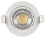 SPOT LED INCASTRABIL, rotund, reglabil, 8W, lumină neutră