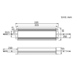SURSĂ DE ALIMENTARE PROFESIONALĂ 24V 200W IP67 - imagine 2