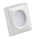 Spot mini LED PENTRU MOBILIER, cu ramă, pătrat, 1.5W, 4000K, corp alb, LUMINĂ NEUTRĂ - imagine 3