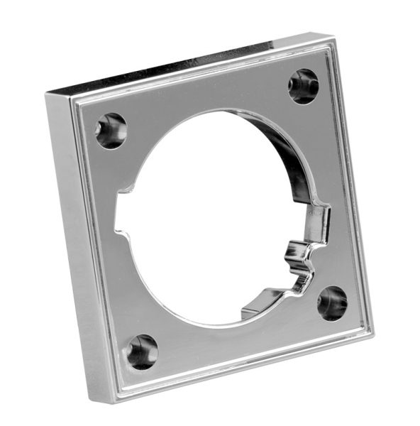 Spot mini LED PENTRU MOBILIER, cu ramă, pătrat, 1.5W, 4000K, corp cromat, LUMINĂ NEUTRĂ - imagine 4