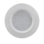 Spot mini LED PENTRU MOBILIER, cu ramă, rotund, 1.5W, 4000K, corp ALB, LUMINĂ NEUTRĂ