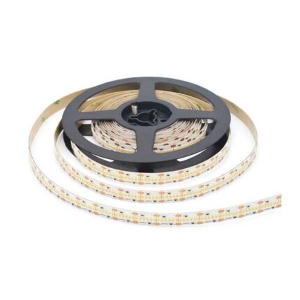 Bandă LED 24V CRI90 300 LED/m 24W/m alb cald 3000K IP20 rolă 5m – Maxiled.ro