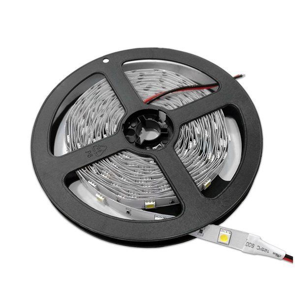31_505072 Banda LED 5050 6000K lumina alba rece 30 SMD pe metru interior 12V rola 5m