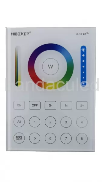 Milight PANOU 2.4 GHZ 8-ZONE MART RGB + CCT B8