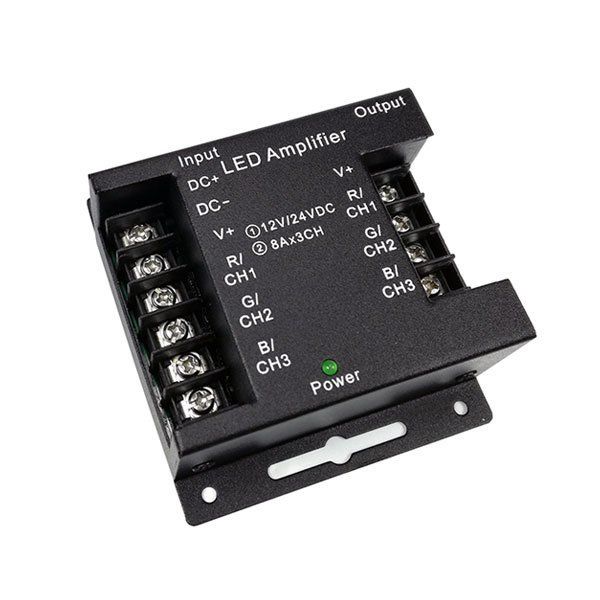 284_6326new AMPLIFICATOR BANDA LED, CUTIE DE METAL - imagine 1