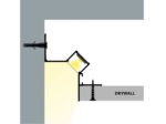 Profil Shadow Gap cu dispersor alb mat 2 metri - imagine 4