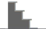 Profil LED Aluminiu Negru pentru Trepte Scări gresie - imagine 3